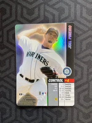 MLB Showdown 2003 Joel Pineiro RARE Foil Card Seattle Mariners #268 - Image 1 of 2