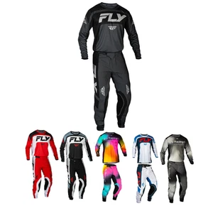 Fly Racing Men's Lite Adult Motocross & Mountain Bike Jersey + Pant Gear Set - - Picture 1 of 49