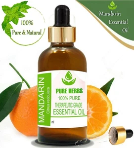 Aceite esencial Pure Herbs Mandarina 100 % puro y natural Citrus reticulata - Imagen 1 de 7