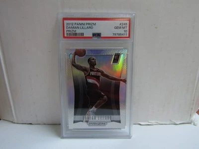 PSA 10 2012-13 Panini Prizm #245 Damian Lillard Prizm RC Blazers - Image 1 of 2