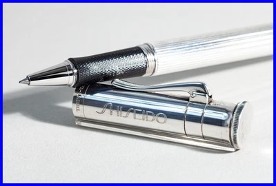 Graf Von Faber Castell Rollerball Pen In Silver With 'SHISEIDO' Cap Engraving - Image 1 of 4