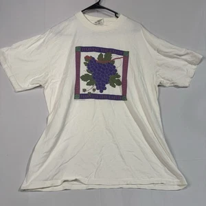 Vintage 90s/Y2K Harvest The Earth Print Cost Plus ImportsTee Gr. XL Oneita Tag - Bild 1 von 7