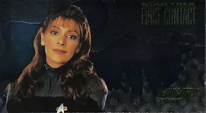STAR TREK FIRST CONTACT CHARACTER CARD C5 - Foto 1 di 1