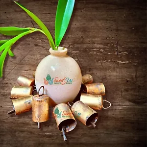 Rustikaler Vintage Chic Schlitten Jingle Bells für Meditation Basteln Weihnachtsdeko - Bild 1 von 7
