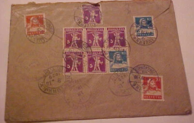 PANEL FOLLETO SUIZA 1929 B 26 CAT 200M SOLO COMO PANEL (=$130,00) SIN PRECIO ENCENDIDO Foto 1 de 2