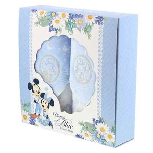 Disney Blue Ever After Imabari Face Towels Set Mickey Minnie Tokyo Disney Japan - Picture 1 of 8