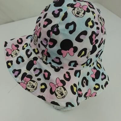 Gorra de cubo con estampado de leopardo de Minnie Mouse para niñas talla única Disney Junior Foto 1 de 4