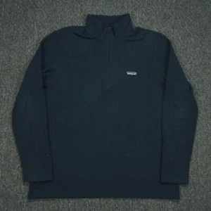 Patagonia Pullover Herren Extra Large Blau Micro D Fleece Quarter Zip XL - Bild 1 von 10