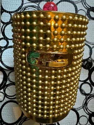 Contenedor de almacenamiento MAC Stay Curious Gold con INSERTO * No incluye lápices labiales Foto 1 de 4