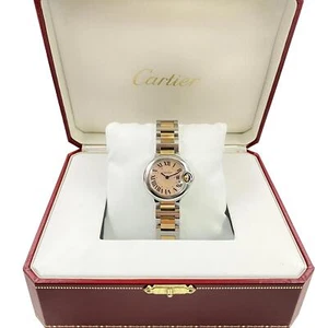 Cartier Ballon Bleu 18K Acier or Rose Cadran Mop Montre Quartz Femme W6920034 - Photo 1 sur 7