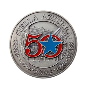 *HH* Medaglia Stella Azzurra 1988 89 Roma collegio San Giuseppe De Merode Medal - Bild 1 von 7