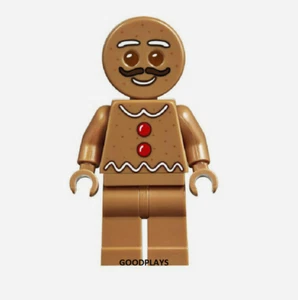 LEGO Minifigura Hombre con Bigote Pan de Jengibre Nuevo 10267 Casa de Pan de Jengibre 2019 - Imagen 1 de 1