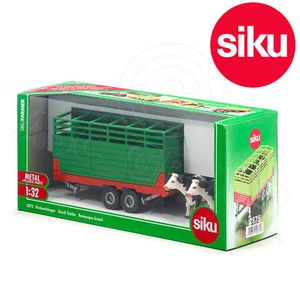 Siku 2875 Livestock Catle Trailer Twin Axle complete with 2 Cows 1:32 Scale - Picture 1 of 2