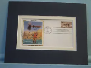 Kunst des Fliegenfischens - Der Ersttagsbrief der Royal Wulff Fishing Fliegenmarke - Bild 1 von 1