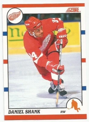 DANIEL SHANK 1990-91 SCORE BILINGUAL ROOKIE CARD NEAR MINT+ CONDITION - Image 1 of 2