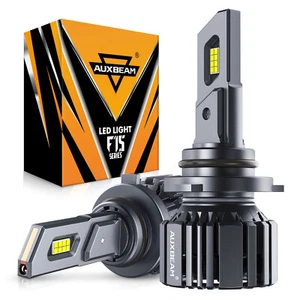 AUXBEAM 9006 HB4 Canbus LED Headlight Bulbs Conversion Kit Low Beam White Lights - Foto 1 di 12
