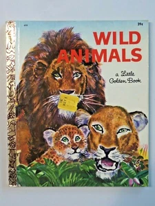WILD ANIMALS Little Golden Book Hardcover Book Copyright 1960 C Edition 6290 - Picture 1 of 5