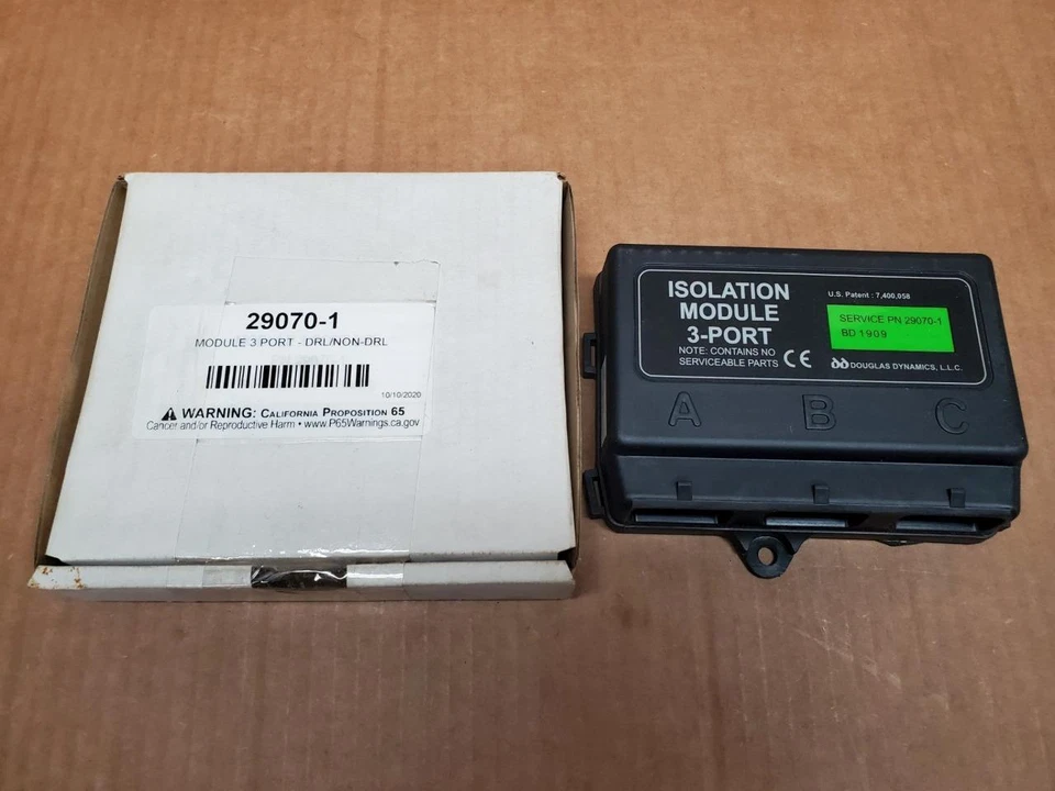OEM Western Fisher Snow Plow 3 Port Isolation Module 29070-1 Bd1348