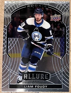 2020-21 Upper Deck Allure LIAM FOUDY RC Rookie #81 Columbus Blue Jackets - Picture 1 of 2