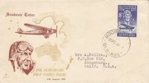 1958, Australia: 30 aniversario, 1er Flt a Tasmania (21624) - Imagen 1 de 1