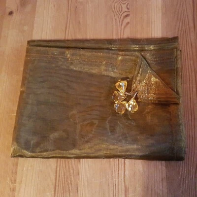 Chiffon Decke gold 40 cm  x 180 cm  - Bild 1 von 2