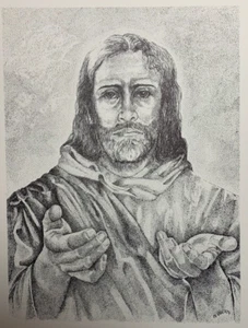 Pencil Sketched Hand Drawing Artwork ''Jesus Christ" (COPY) - Picture 1 of 1