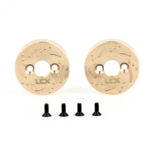 LCX 1/18 RC Crawler CNC Brass Rear Axle Counter Weights for Traxxas TRX4M - Picture 1 of 9