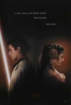 2002 Star Wars Episode II The Attack Of The Clones Movie Poster 11X17 Obi-Wan 🍿