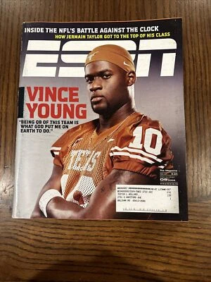 ESPN Magazine Vince Young Texas Longhorns (December 5th 2005)  - Image 1 of 4