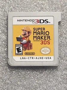 Super Mario Maker (Nintendo 3DS, 2016) Videospiel Mario Bros nur Cartridge - Bild 1 von 4