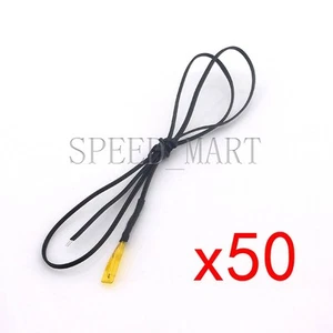 50 x 100K 1 % 3950 Film Typ Temperatursensor NTC Thermistor & 0,5 m Draht - Bild 1 von 3