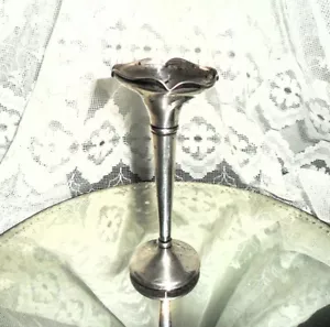 Antique Silver Bud Vase Hallmarked Birmingham 1917 - Picture 1 of 7