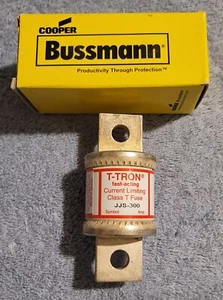 Fusible Cooper Bussmann T-Tron clase T de acción rápida JJS-300 600V NUEVO EN CAJA - Imagen 1 de 2