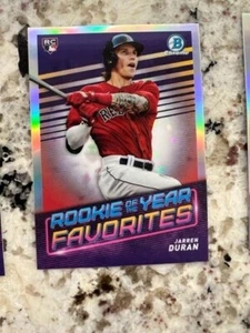 2022 BOWMAN CHROME ROY FAVORITES CARD BOSTON RED SOX JARREN DURAN #ROYF-2 - Picture 1 of 1