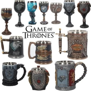 Game of Thrones Creative 3D Beer Mug Goblet Coffee Cup 304 Stainless Steel Cups - Picture 1 of 43