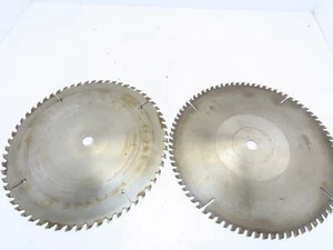 Lot of 2 400x4 60 80 tooth Carbide Saw Blades 25MM Arbor - Picture 1 of 13