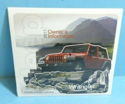 11 2011 Jeep Wrangler proprietário manual referência DVD NOVO EM FOLHA - Imagem 1 de 2
