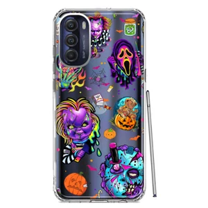 For Motorola Moto G Stylus 4G 2022 Shockproof Case Halloween Neon Characters - Picture 1 of 6