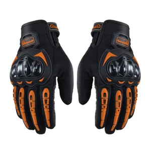 Motorcycle Full Finger Racing Gloves Biker Riding Cross Dirt Touch Screen Gloves - Picture 1 of 17