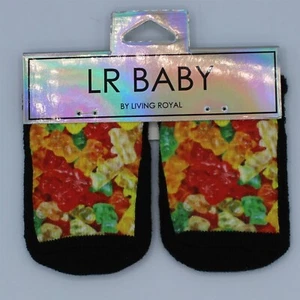 Living Royal Babysocken Gummibären 0-6 Monate Süßigkeiten süßes Geschenk - Bild 1 von 1