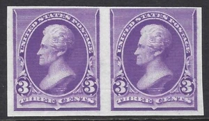 US Scott # 221P3 - Plate Proof on India Paper - Pair - MNGAI            (P-7014) - Picture 1 of 2