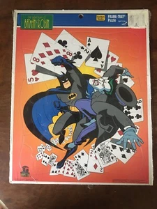 Batman & Robin Rahmen Tablett Puzzle von Golden Books um 1995. VERSIEGELT. - Bild 1 von 3