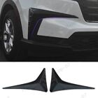 For Honda CRV CR-V 2023-2024 Glossy Black Front Bumper Side Fender Splitter Fin
