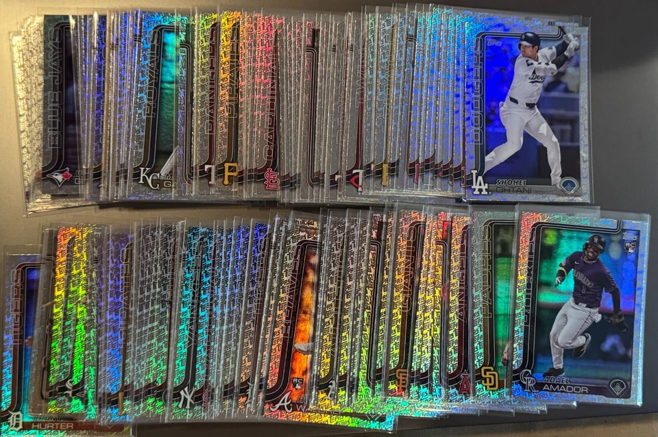 2025 Topps Series 1 & 2 Logo Foil Pattern Singles Pick Your Card Save 15% - Image 1 of 1