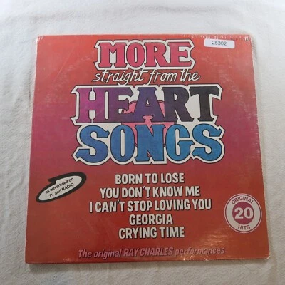NEW Ray Charles More Straight From The Heart Songs   Record Album Vinyl LP - Image 1 of 2