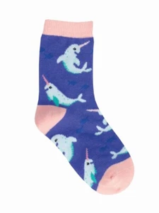 Socksmith Kids Socks 2-4 yrs – Gnarly Cute Narwhal KC71043 - Picture 1 of 4