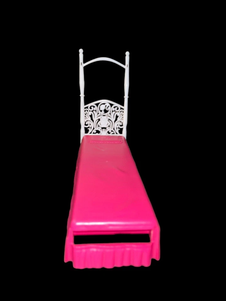 Barbie Core Dream House Pieza de repuesto de cama rosa para Dreamhouse 2008 Foto 1 de 4