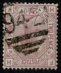 1873 GB Used Abroad Cyprus 2 1/2d Pl 14 HF 942 Larnaca SG Z18 FU Cat. £75.00 - Picture 1 of 2