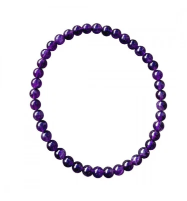 COCO PAPAYA Bracelet Améthyste - boules 4mm
