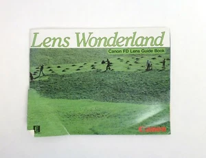 Guía de lentes Canon Wonderland FD - Imagen 1 de 5